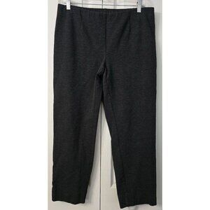 J. Jill Women's Petite Slim Leg Pants M Charcoal Gray J Jill Medium Grey Pull On